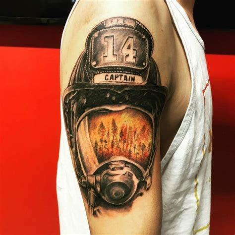 Firefighter Tattoo Drawings